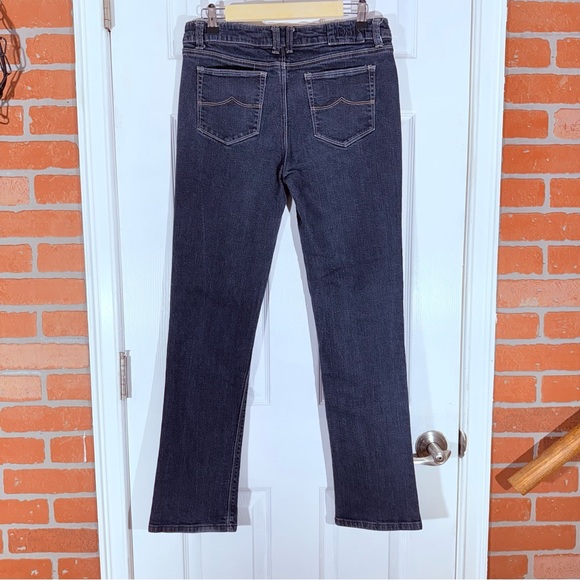 Ruff Hewn Women's Straight Leg Jeans - Deep Indigo - Picture 2 of 7